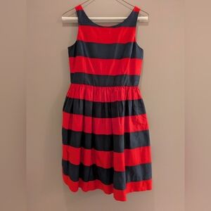 Polo Ralph Lauren Navy And Red Dress 14 NWT
